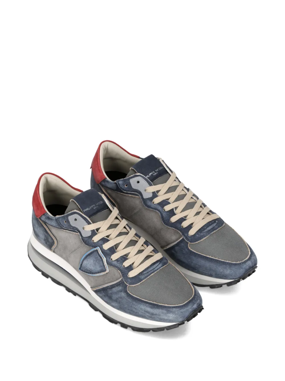 Philippe Model Paris panelled sneakers Blue