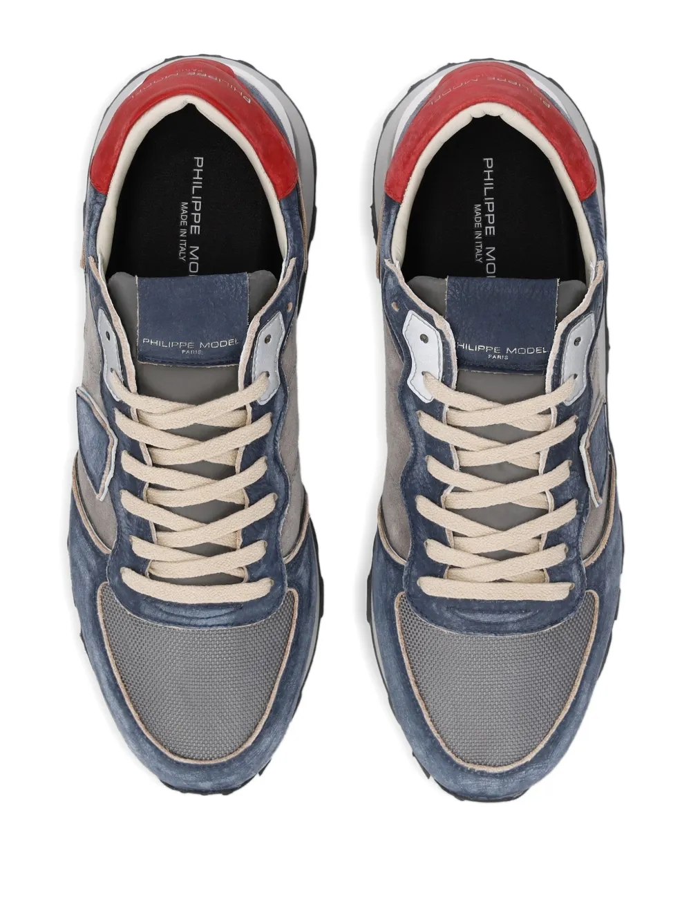 Philippe Model Paris panelled sneakers Blue