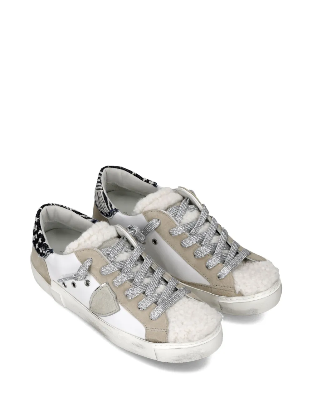 Philippe Model Paris panelled low-top sneakers White