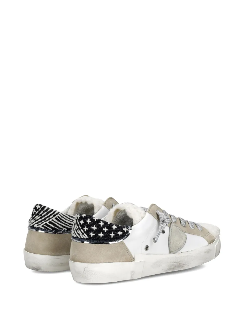 Philippe Model Paris panelled low-top sneakers White