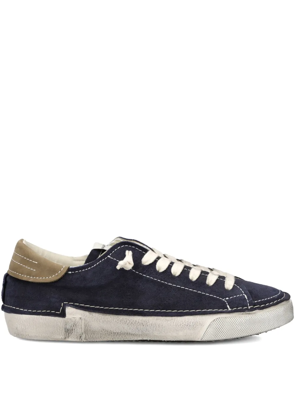 Philippe Model Paris suede low-top sneakers Blue