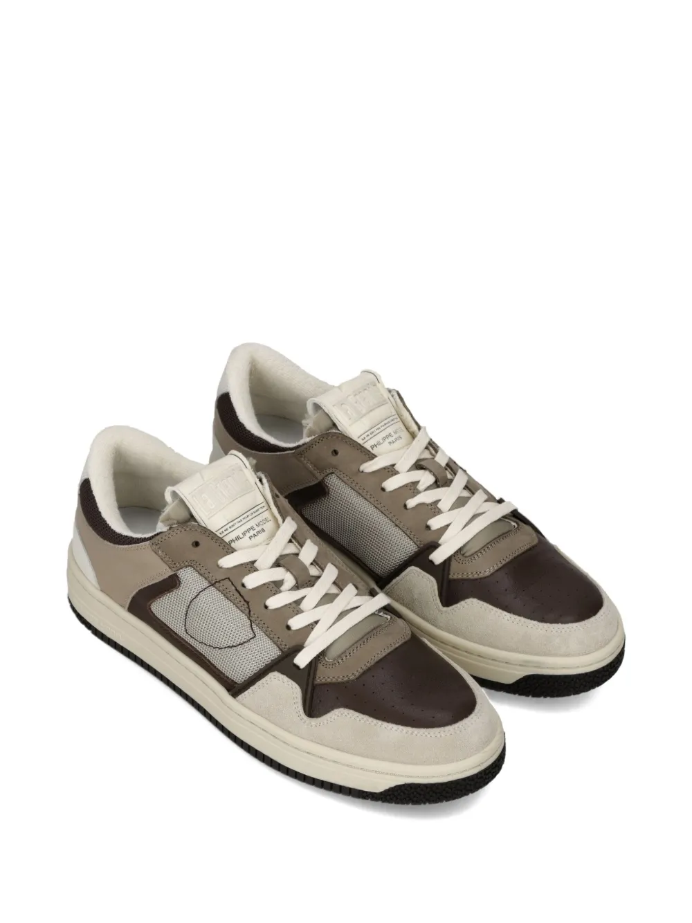 Philippe Model Paris Sneakers met vlakken Bruin