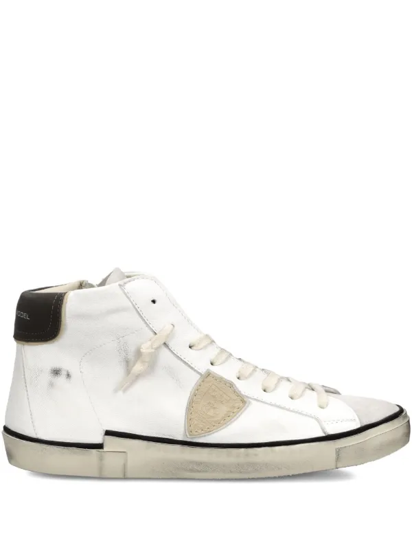 Philippe Model Paris Prsx レザー ハイカットスニーカー | ホワイト 