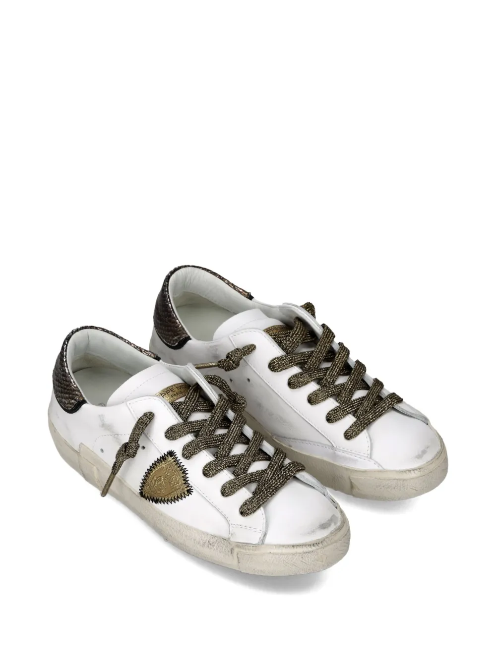 Embroidered Low-Top Sneakers