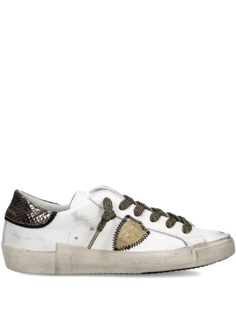 Philippe Model Paris embroidered low-top sneakers