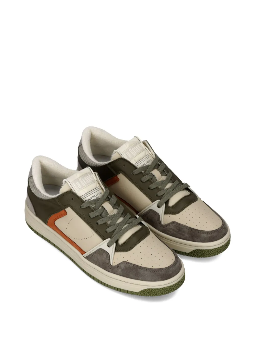 Philippe Model Paris Sneakers met vlakken Bruin