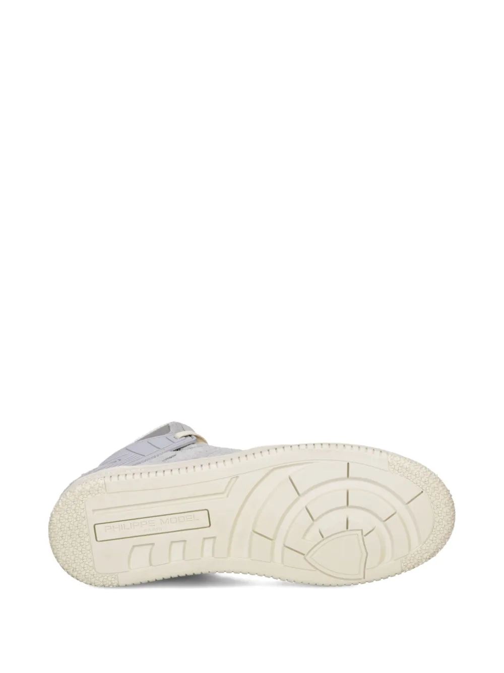 Philippe Model Paris La Grande high-top suede sneakers Grey