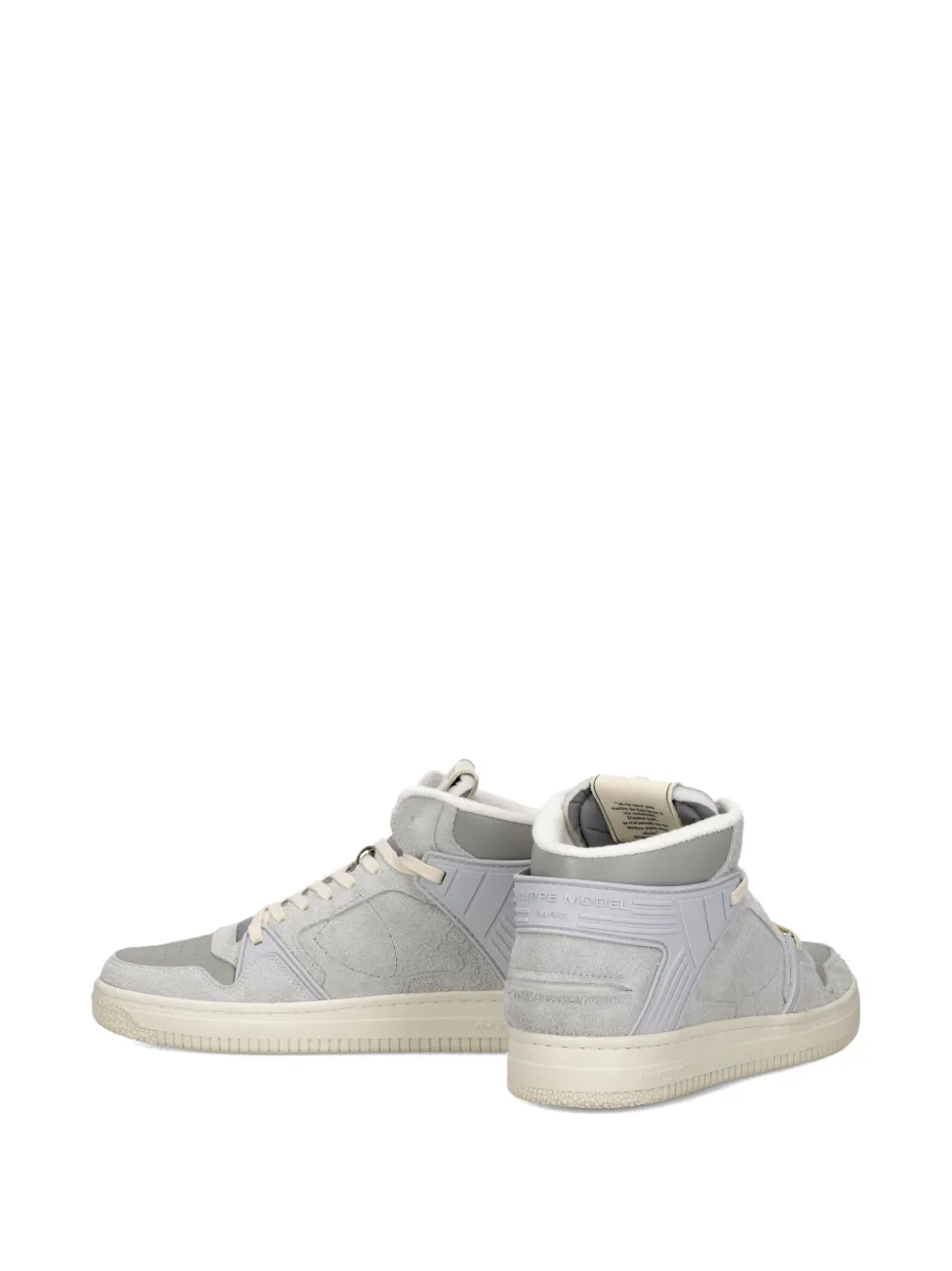 Philippe Model Paris La Grande high-top suede sneakers Grey