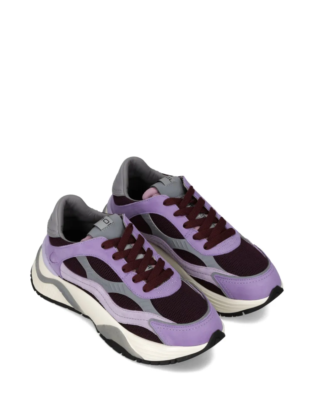 Philippe Model Paris Sneakers met mesh vlakken - Paars