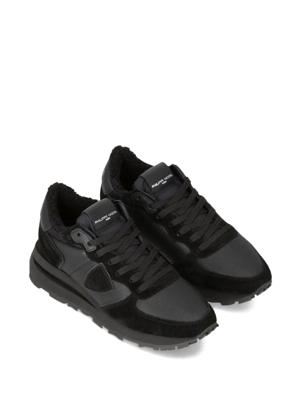 Philippe Model Paris Sneakers met vlakken Zwart
