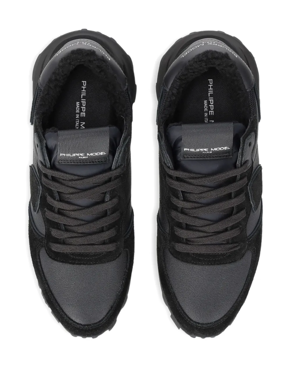 Philippe Model Paris Sneakers met vlakken Zwart