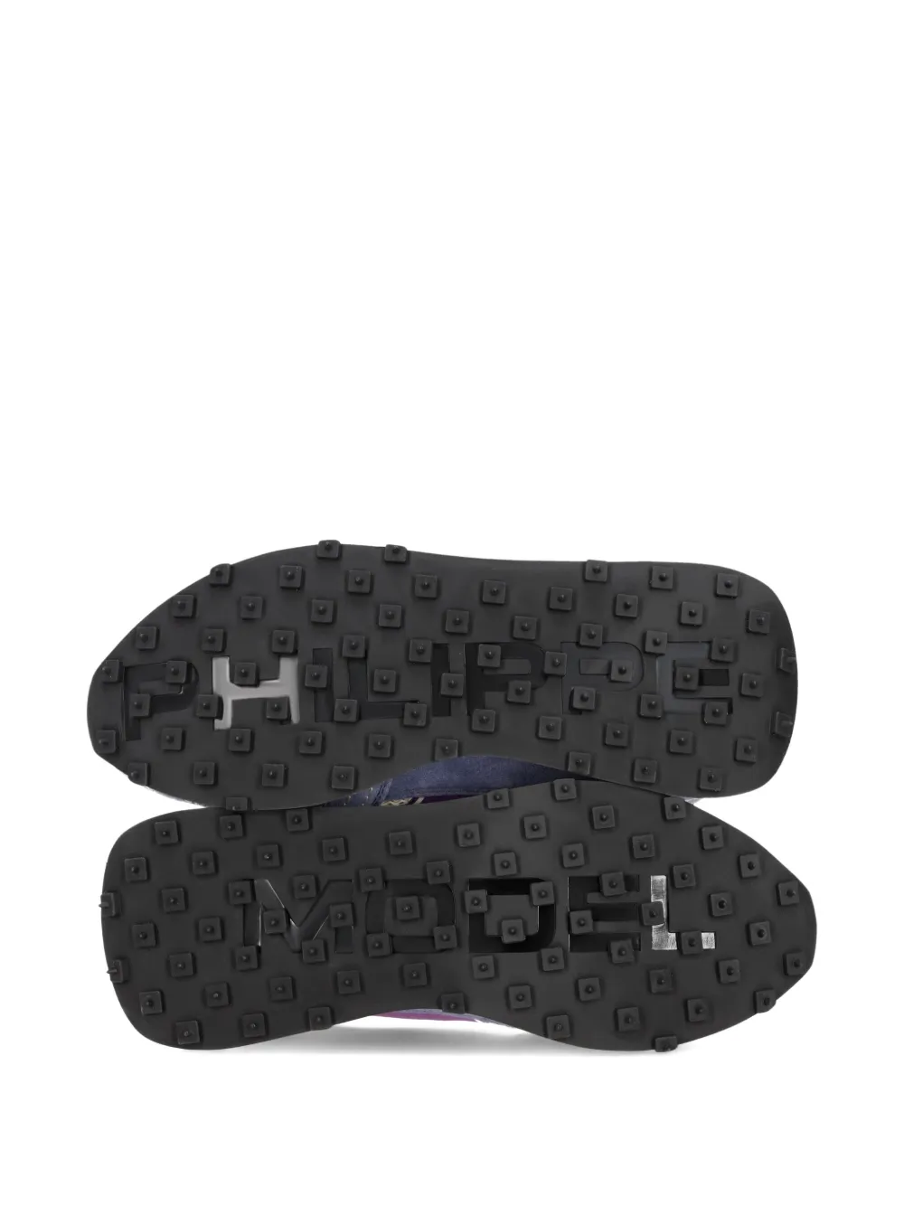 Philippe Model Paris Tour mesh-panel suede sneakers Purple
