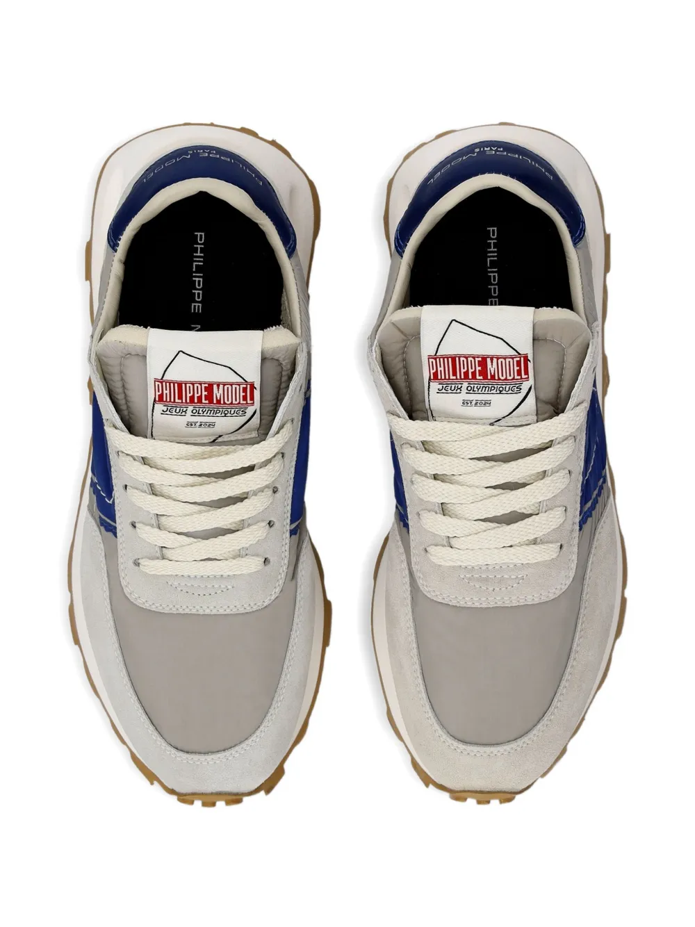 Philippe Model Paris Retro hardloopschoenen Grijs