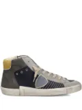 Philippe Model Paris Prsx panelled high-top sneakers - Grey