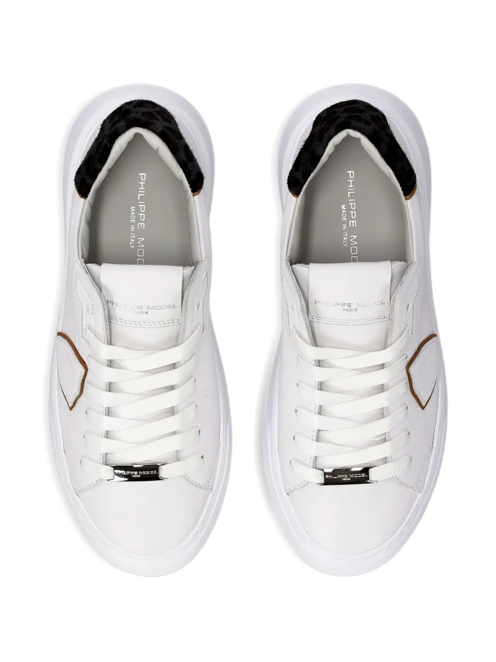 Philippe Model Temple Sneakers In White