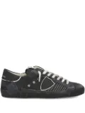 Philippe Model Paris Prsx suede-panelled low-top sneakers - Black