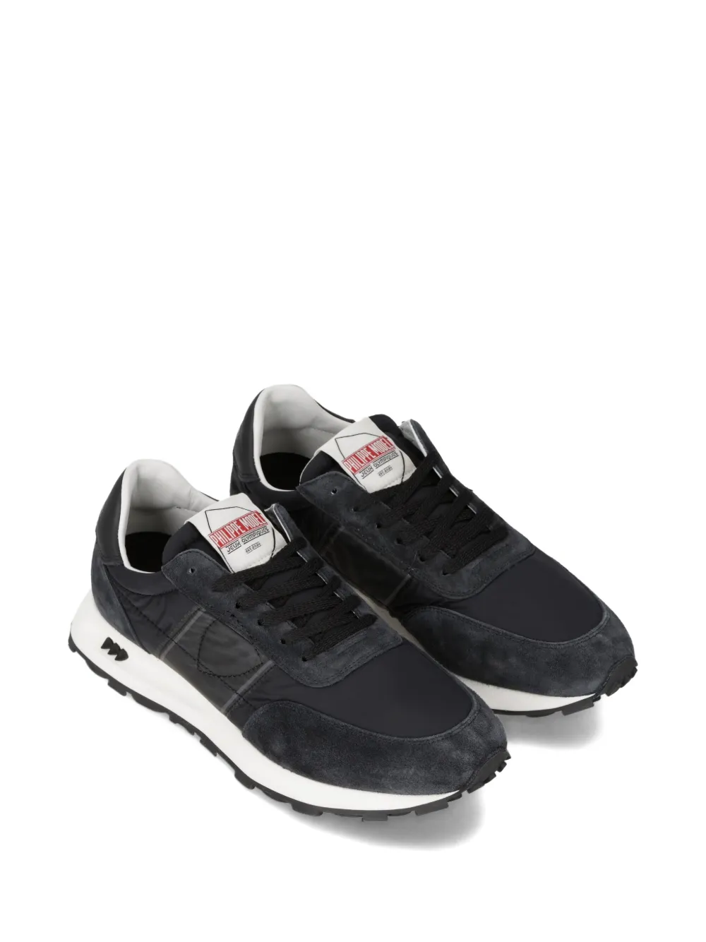 Philippe Model Paris Tour suede-panelled sneakers Black
