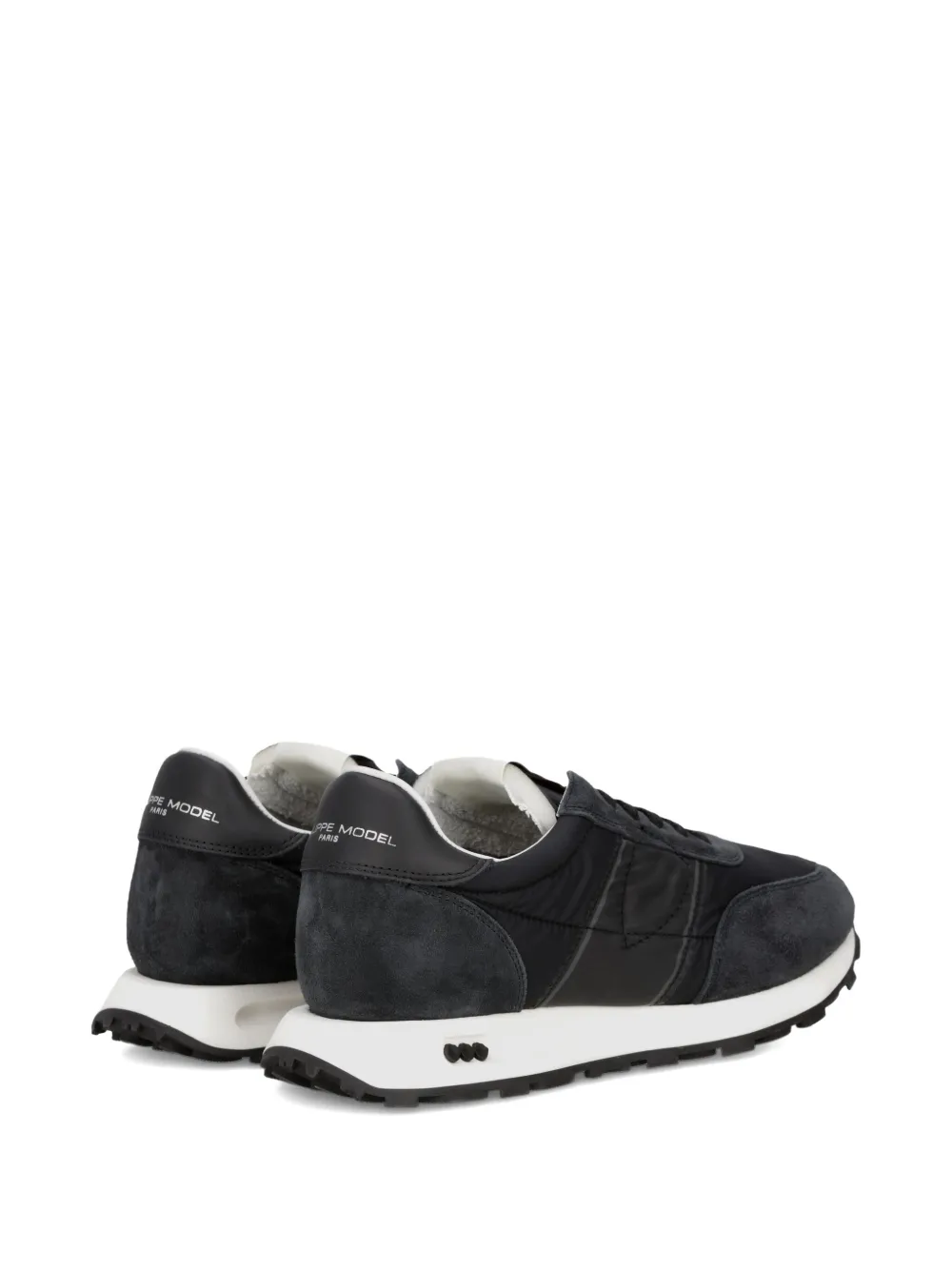 Philippe Model Paris Tour suede-panelled sneakers Black