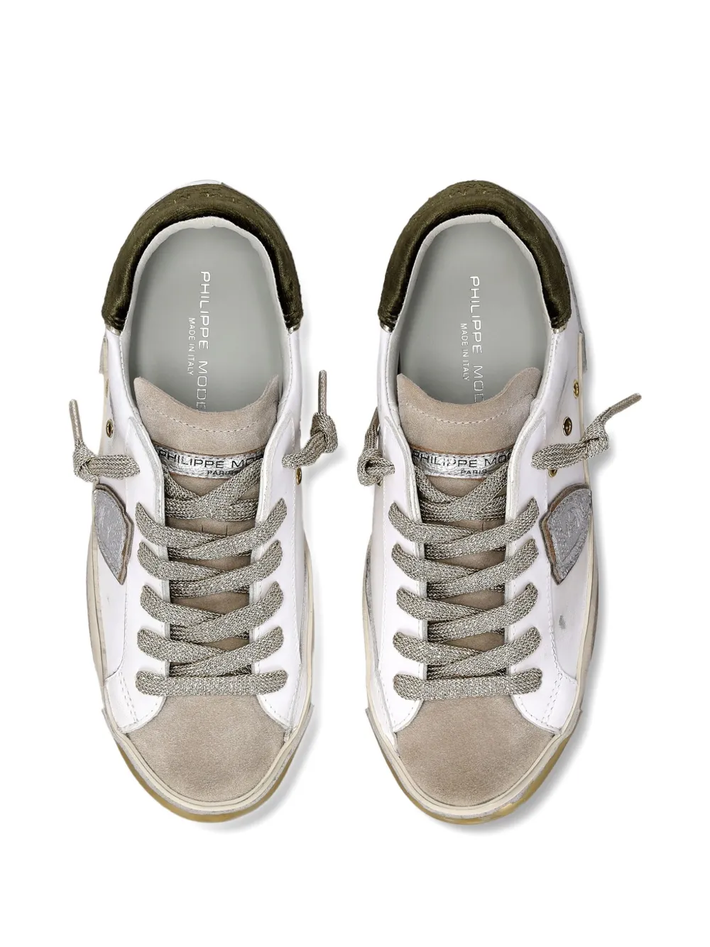 Philippe Model Paris panelled sneakers Grey