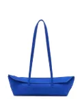 Christopher Esber Gondola suede shoulder bag - Blue