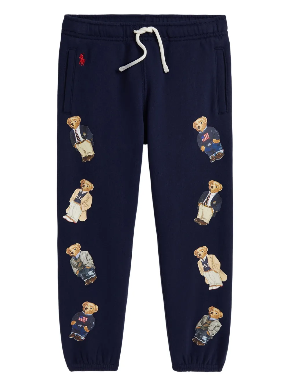 POLO RALPH LAUREN KIDS テディベア トラックパンツ - ブルー POLO RALPH LAUREN KIDS テディベア トラックパンツ - ブルー