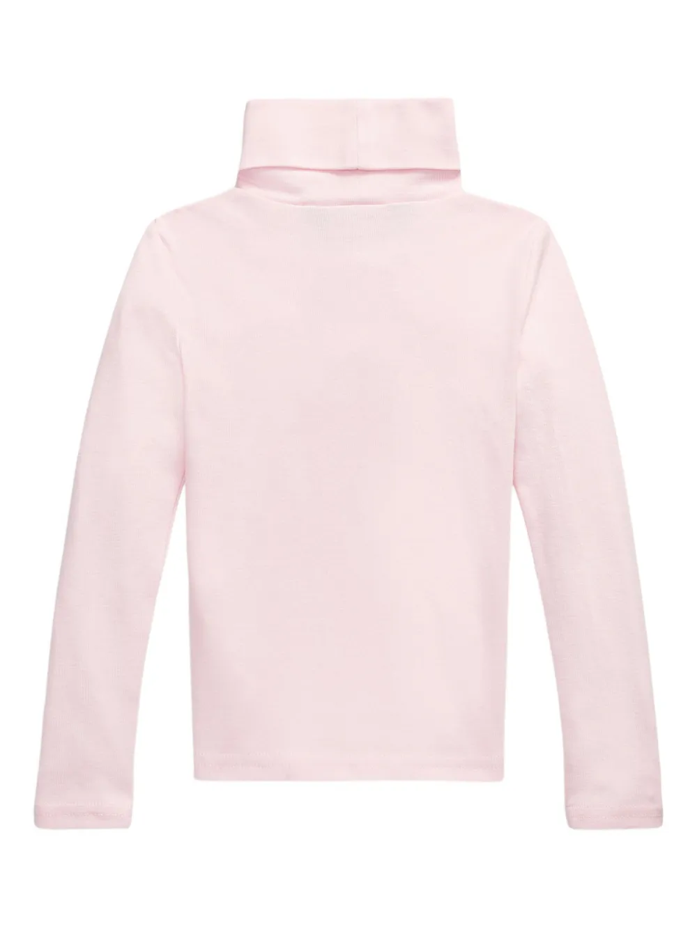 POLO RALPH LAUREN KIDS T-shirt met col en lange mouwen Roze