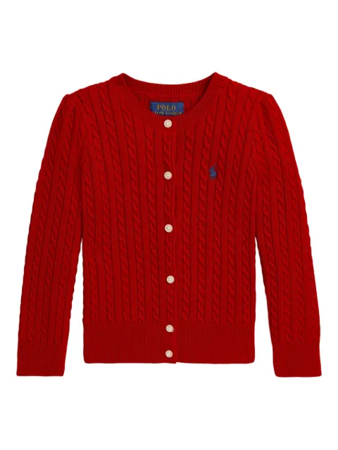 POLO RALPH LAUREN KIDS كارديغان بحياكة الضفيرة