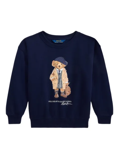 POLO RALPH LAUREN KIDS Polo Bear crew neck sweatshirt