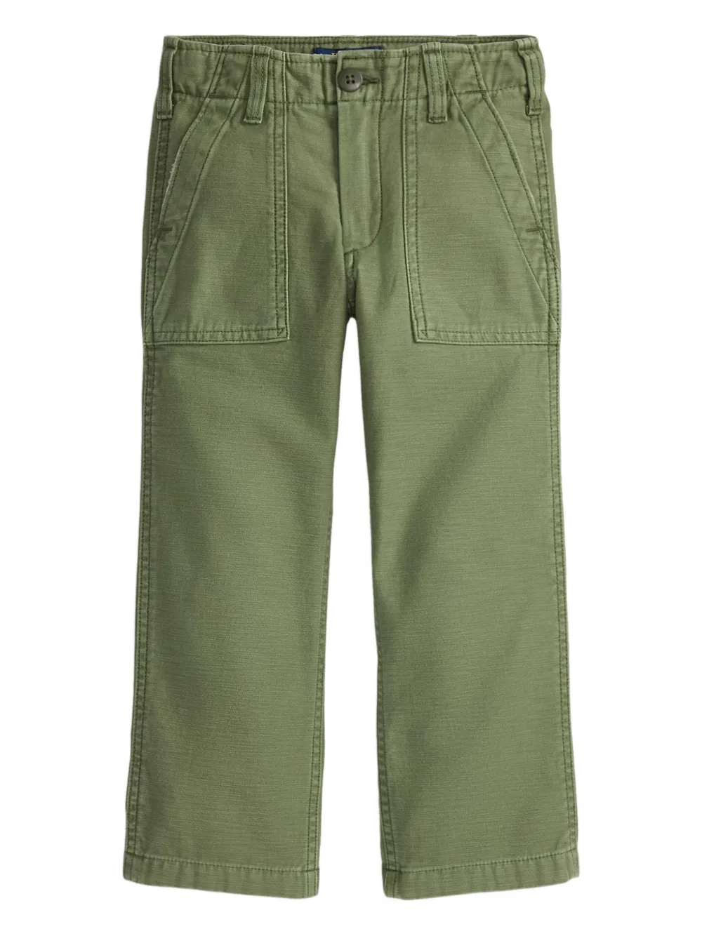 POLO RALPH LAUREN KIDS コットンパンツ - グリーン POLO RALPH LAUREN KIDS コットンパンツ - グリーン