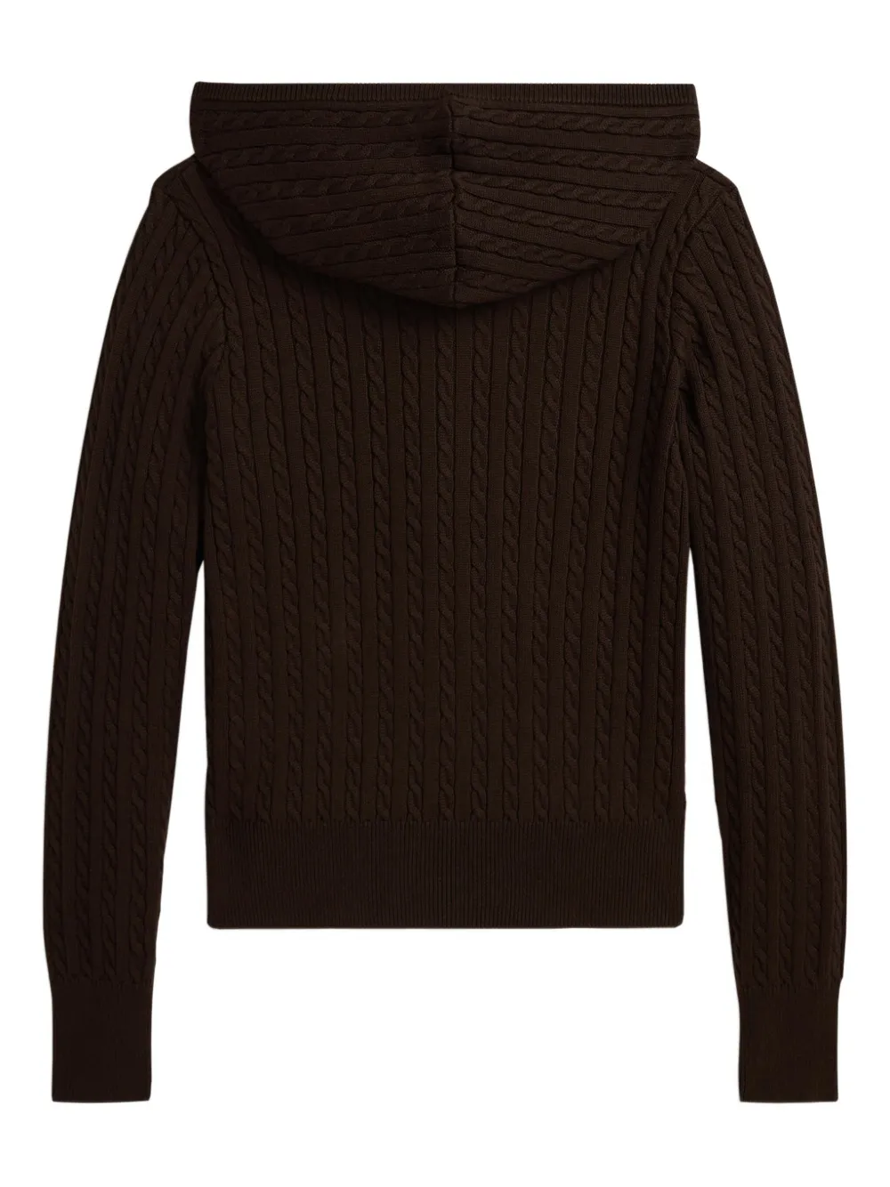 POLO RALPH LAUREN KIDS Kabelgebreid vest Bruin