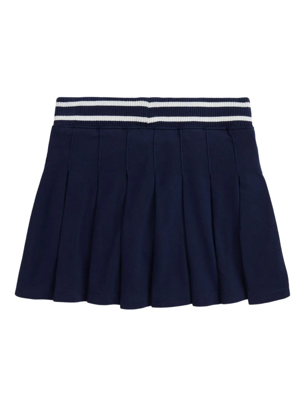 POLO RALPH LAUREN KIDS Plooirok met geribbelde tailleband Blauw