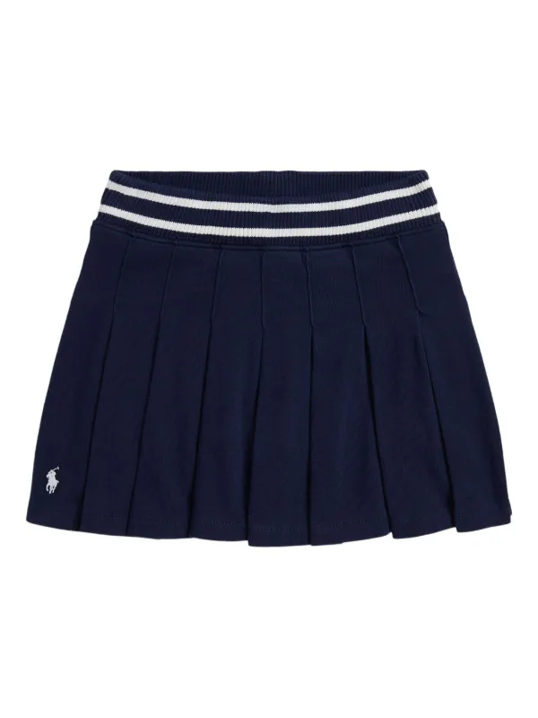 POLO RALPH LAUREN ネイビー プリーツスカート POLO RALPH LAUREN KIDS プリーツ スカート | ブルー | FARFETCH JP