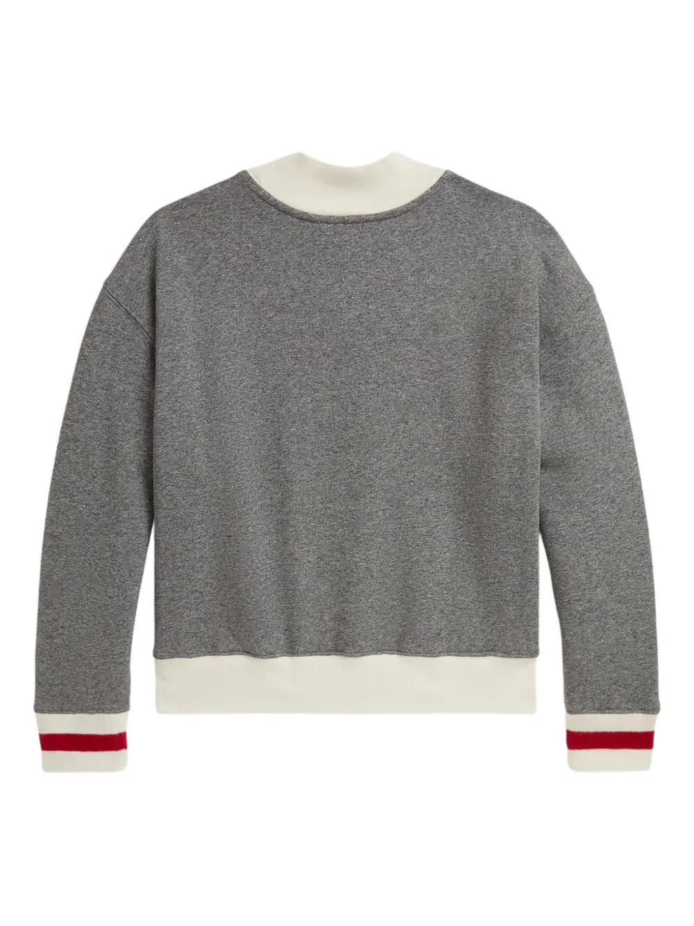 POLO RALPH LAUREN KIDS flag-embroidered crew-neck sweatshirt | Girls Hoodies & Sweatshirts | Image 2
