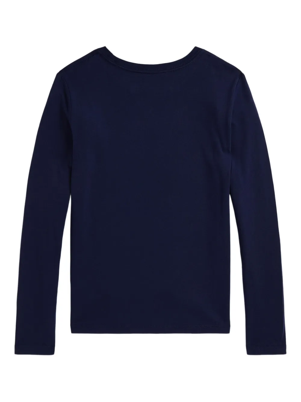 POLO RALPH LAUREN KIDS T-shirt met borduurwerk en lange mouwen Blauw