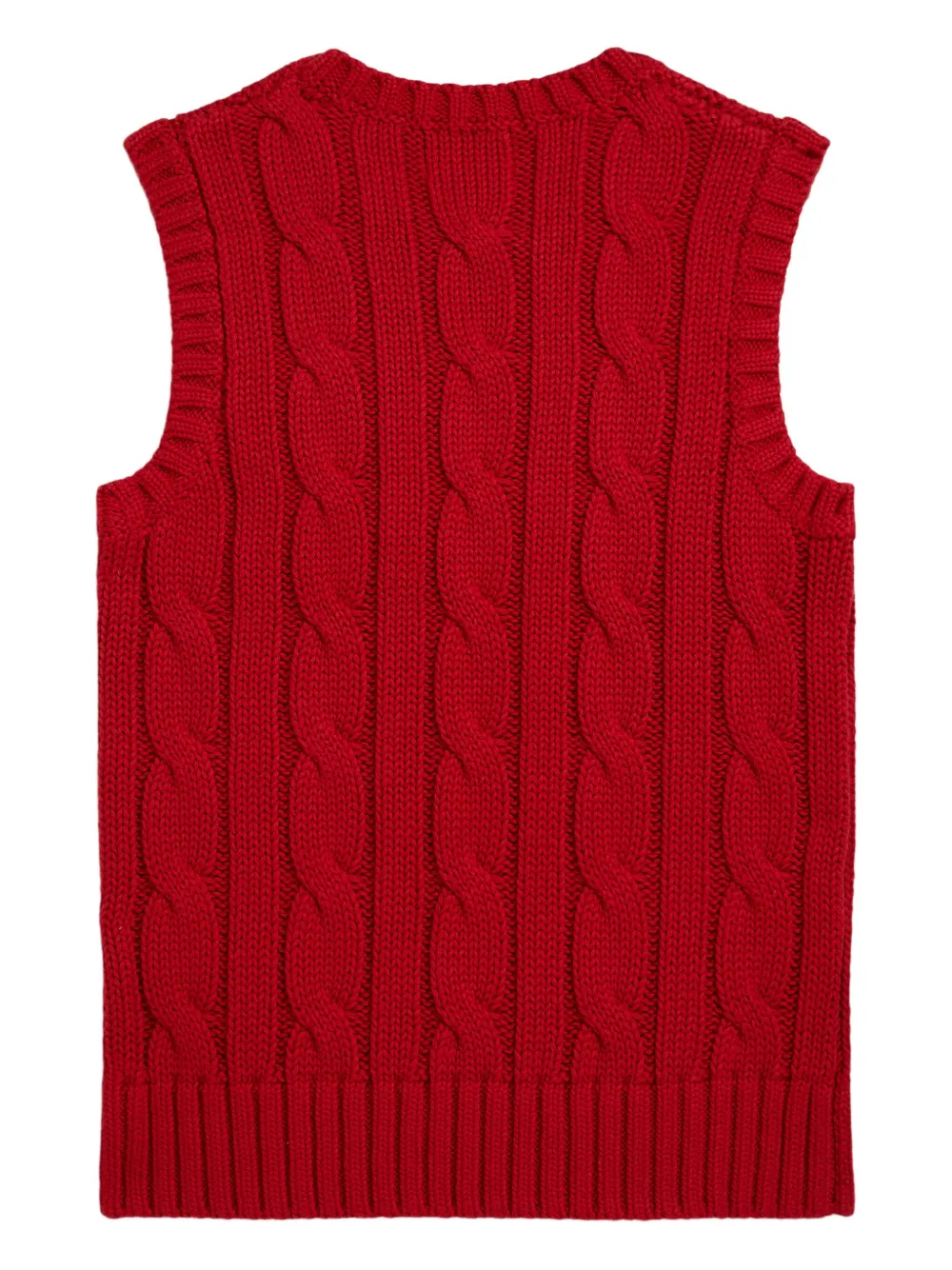 POLO RALPH LAUREN KIDS Kabelgebreide top Rood