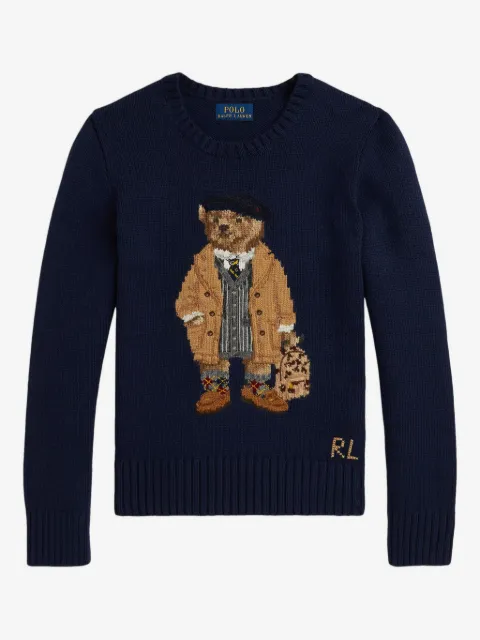 POLO RALPH LAUREN KIDS Suéter Polo Bear com intarsia