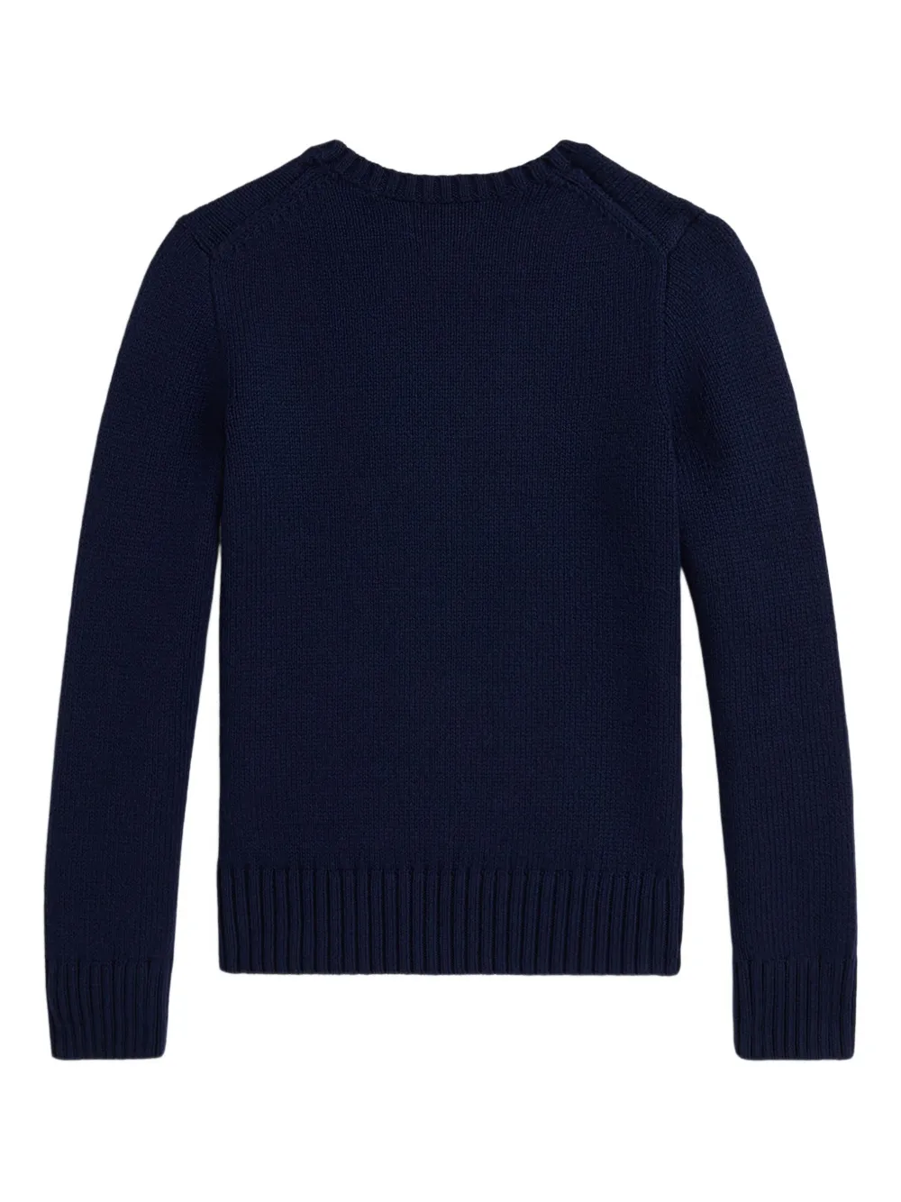 POLO RALPH LAUREN KIDS Trui met ronde hals en Polo Bear-intarsia Blauw
