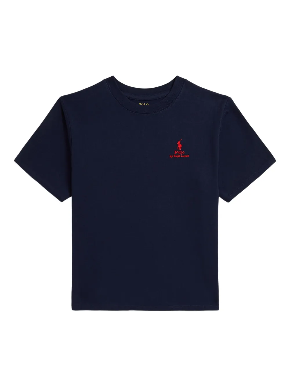 POLO RALPH LAUREN KIDS T-shirt met geborduurd logo Blauw