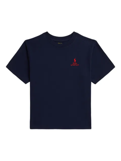 POLO RALPH LAUREN KIDS logo-embroidered t-shirt