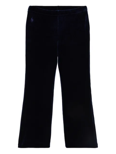 POLO RALPH LAUREN KIDS velour trousers