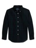 POLO RALPH LAUREN KIDS corduroy plaid shirt - Blue