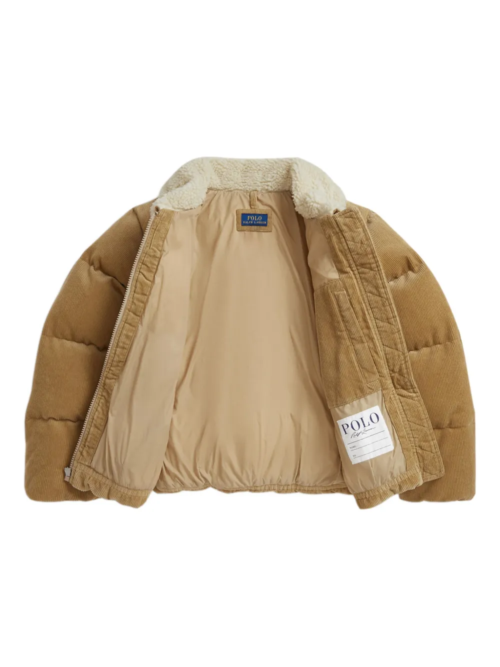 POLO RALPH LAUREN KIDS corduroy puffer jacket Bruin