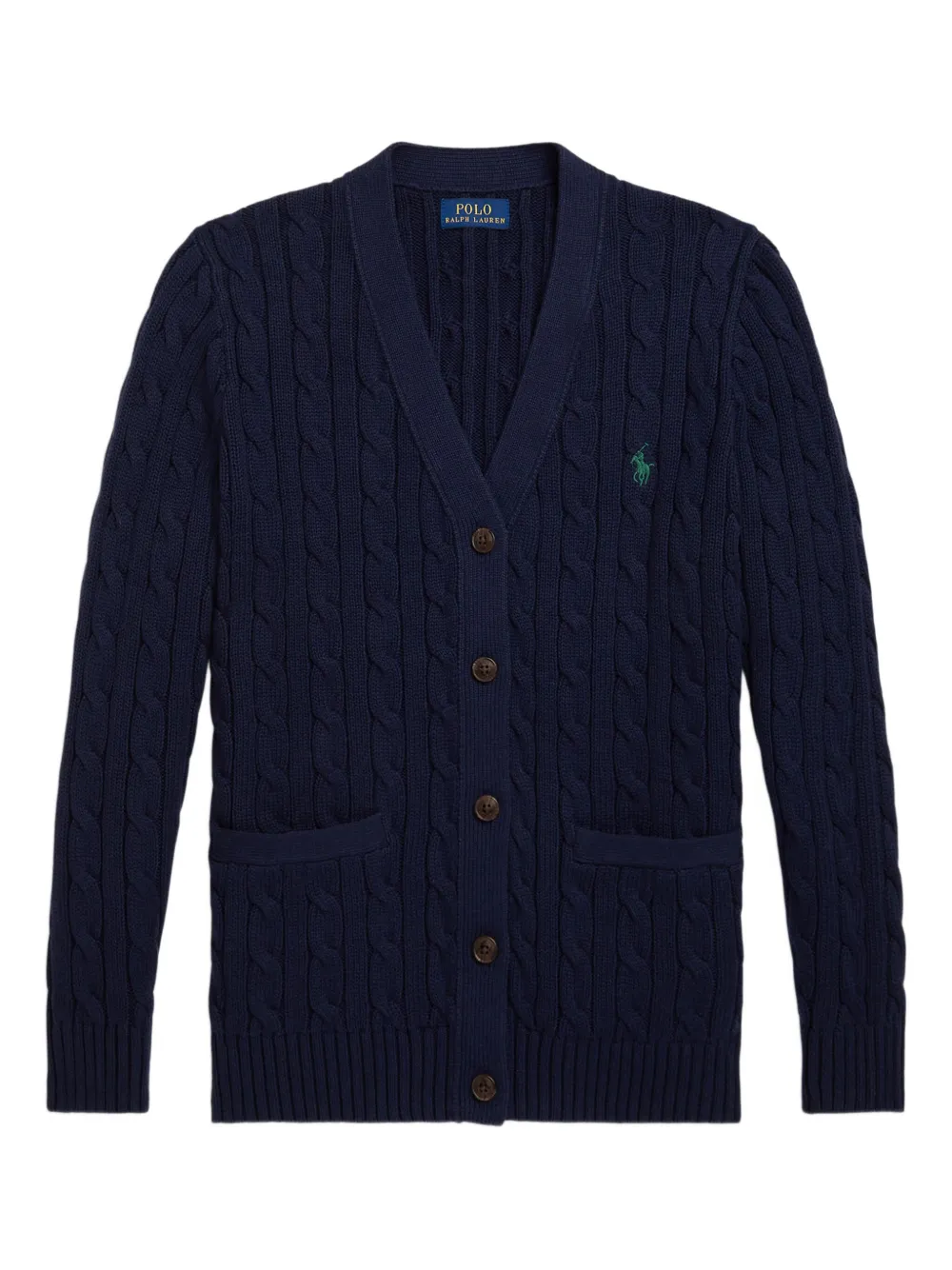 POLO RALPH LAUREN KIDS Kabelgebreid vest Blauw
