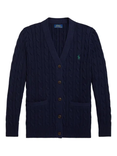 POLO RALPH LAUREN KIDS Cardigan mit Zopfmuster