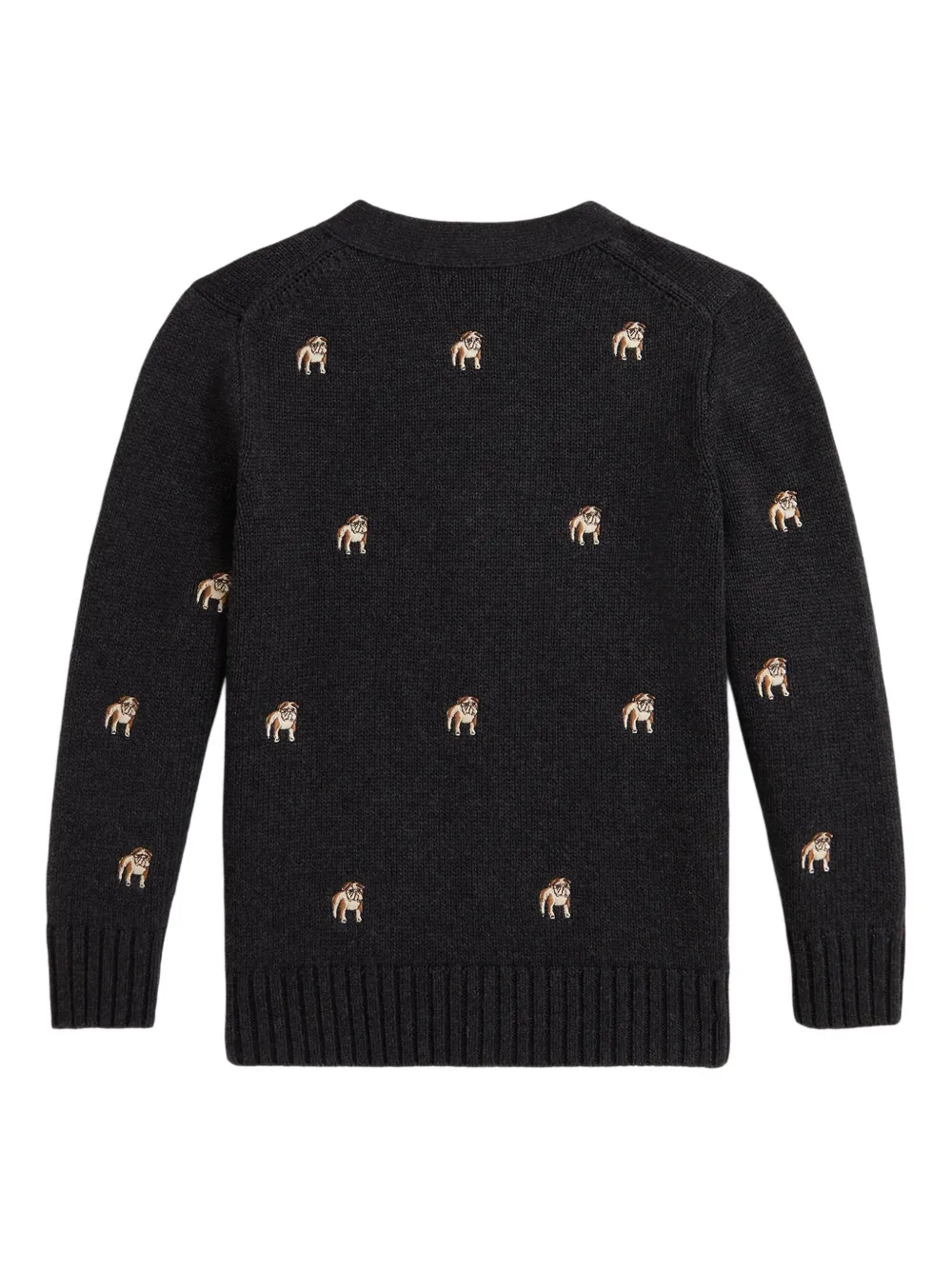 POLO RALPH LAUREN KIDS Vest met borduurwerk Grijs