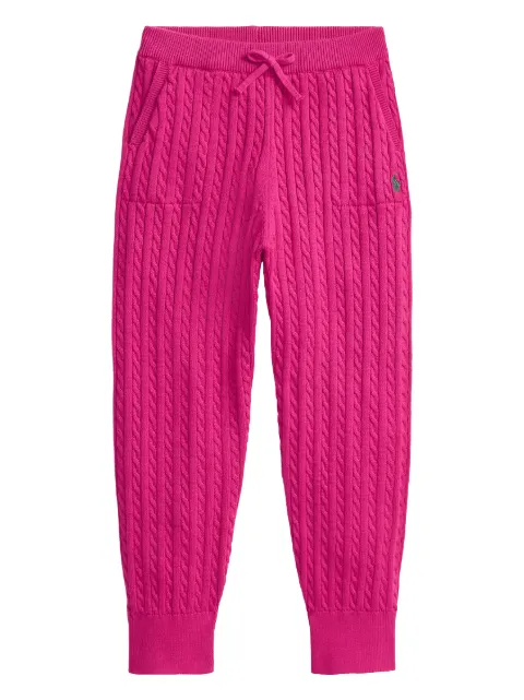 POLO RALPH LAUREN KIDS cable-knit pants