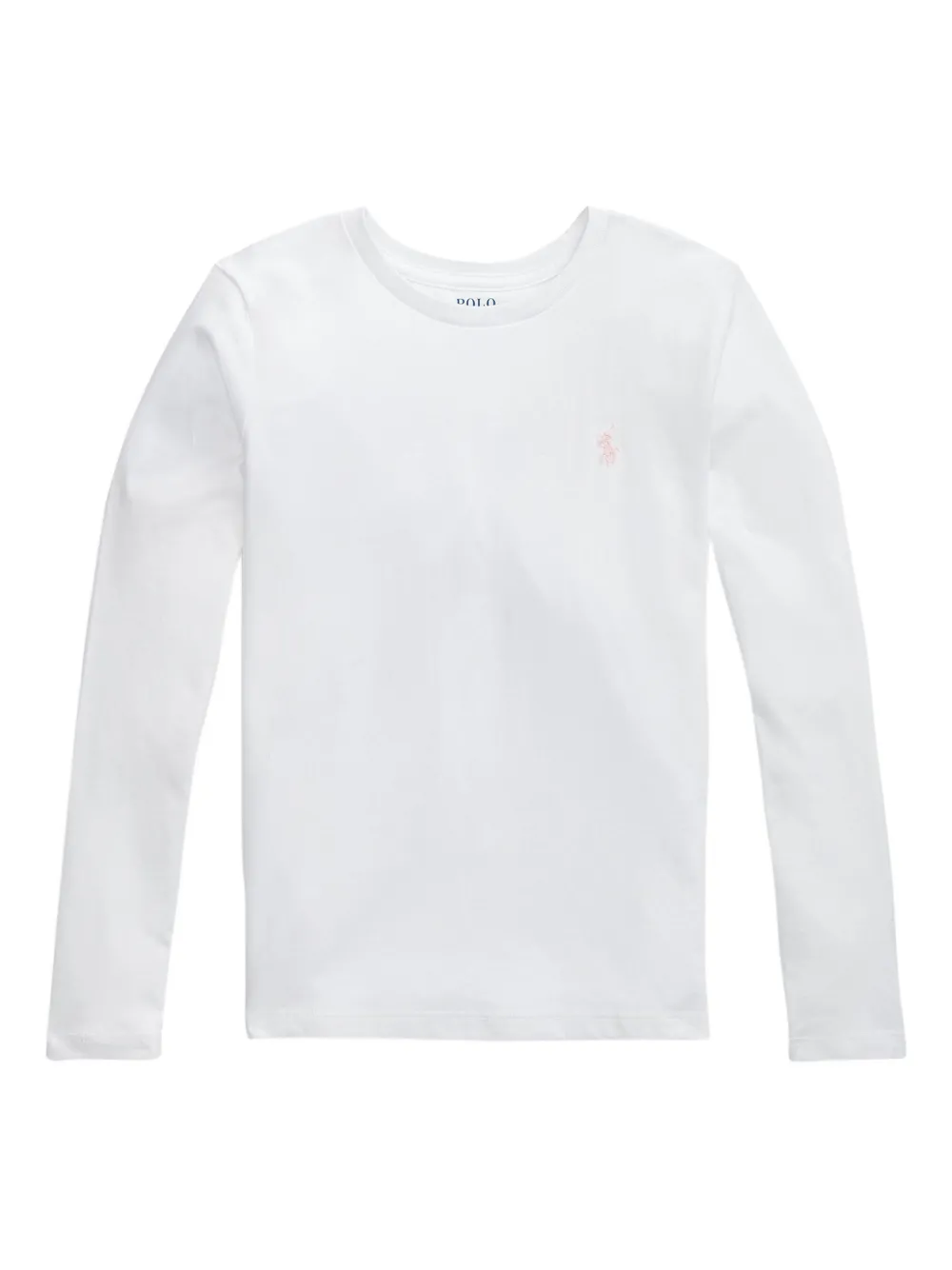 POLO RALPH LAUREN KIDS ロングTシャツ - ホワイト POLO RALPH LAUREN KIDS ロングTシャツ - ホワイト