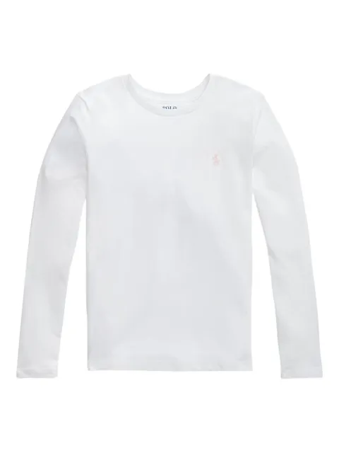 POLO RALPH LAUREN KIDS تيشيرت بيسك بأكمام طويلة