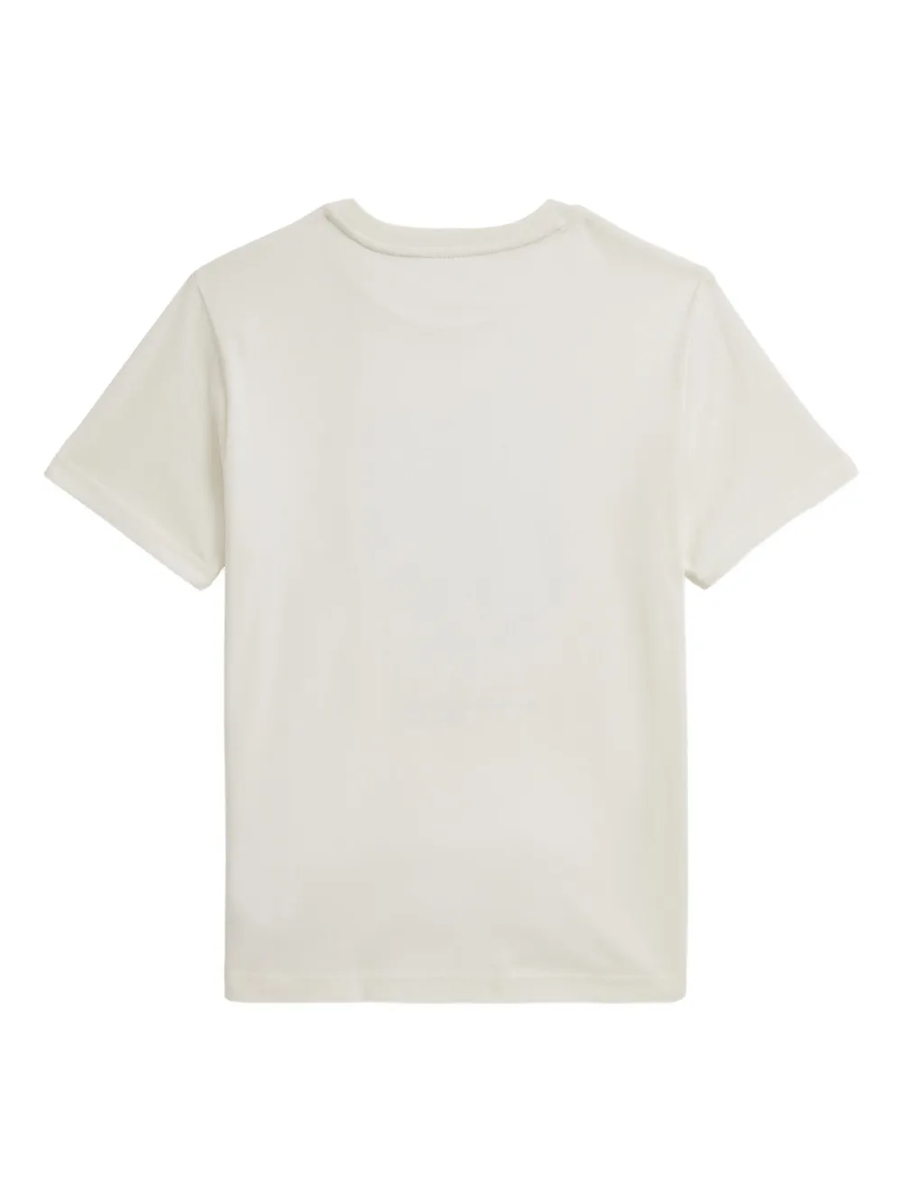 POLO RALPH LAUREN KIDS T-shirt met ronde hals en Polo Bear-print Wit