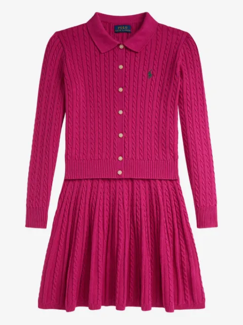 POLO RALPH LAUREN KIDS ensemble-jupe en maille torsadée